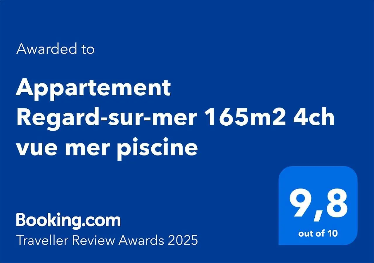 Appartement Regard-Sur-Mer 165M2 4Ch Vue Mer Piscine Carqueiranne